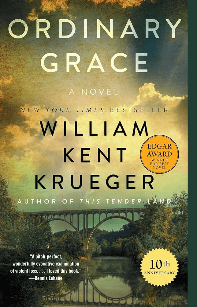 The cover of Ordinary Grace by William Kent Krueger